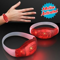 60 Day Light Up Motion Activated Red LED Bracelet
